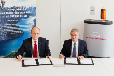 MAN Energy Solutions, ANDRITZ Hydro to produce hydrogen from hydropower